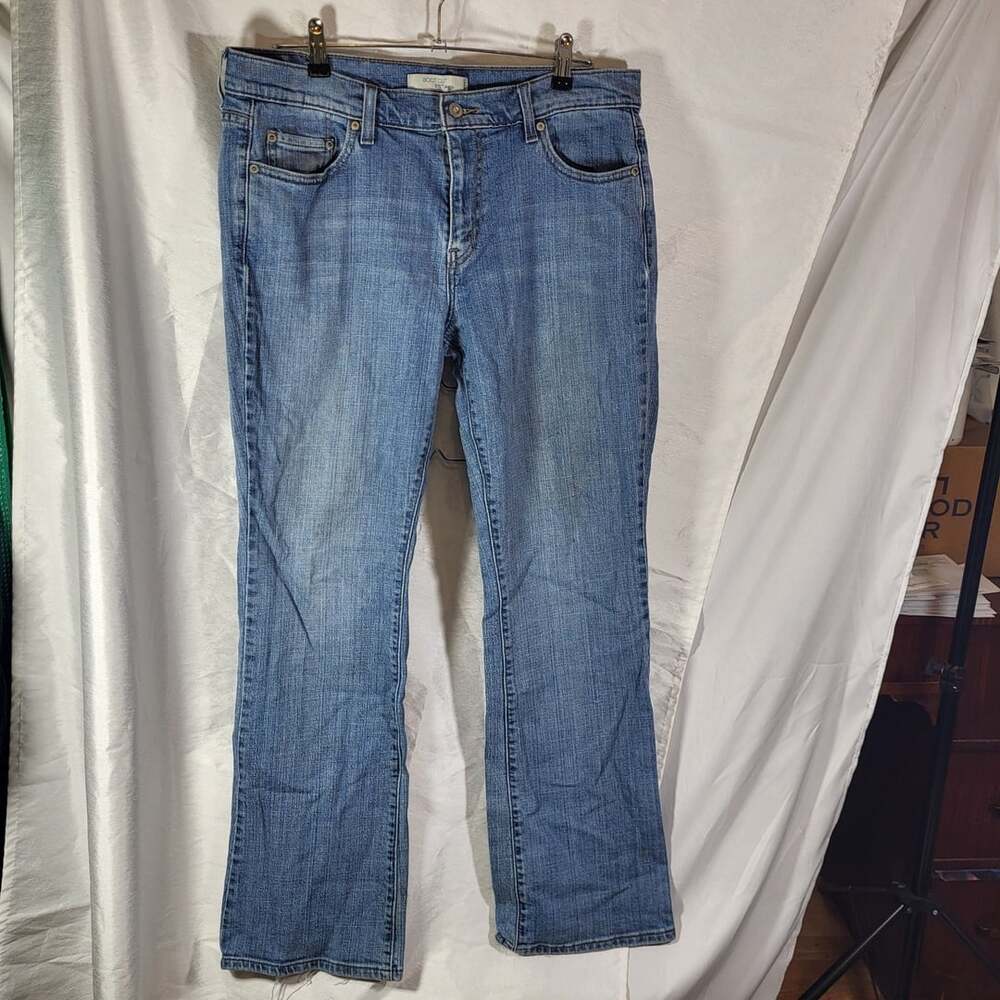 Levi's 515 Boot Cut Jeans Women's Size 14M Blue Denim Mid Rise